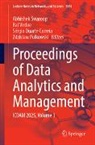 Sérgio Duarte Correia, Sérgio Duarte Correia et al, Zdzislaw Polkowski, Abhishek Swaroop, Bal Virdee - Proceedings of Data Analytics and Management