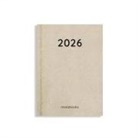 Matabooks - matabooks - A6 Kalender Samaya 2026 Farbe: Nature S (DE/EN)