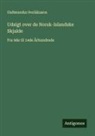 Guðmundur Þorláksson - Udsigt over de Norsk-Islandske Skjalde