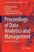 Sérgio Duarte Correia, Sérgio Duarte Correia et al, Zdzislaw Polkowski, Abhishek Swaroop, Bal Virdee - Proceedings of Data Analytics and Management