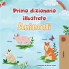 Kidkiddos Books - First Picture Dictionary - Animals (Italian Children's Book)