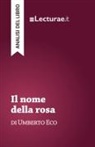 Tommaso Rossi, Tommaso Rossi - Il nome della rosa - Umberto Eco (analisi del libro)