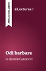 Tommaso Rossi, Tommaso Rossi - Odi barbare - Giosuè Carducci (analisi del libro)