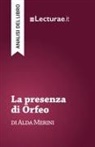 Tommaso Rossi, Tommaso Rossi - La presenza di Orfeo - Alda Merini (analisi del libro)