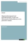 Anonym, Anonymous - Migrationshintergrund und Jugendkriminalität. Soziale und ökonomische Einflussfaktoren sowie präventive Ansätze