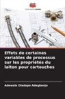 Adewale Oladapo Adegbenjo - Effets de certaines variables de processus sur les propriétés du laiton pour cartouches