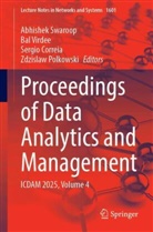 Sergio Correia, Sergio Correia et al, Zdzislaw Polkowski, Abhishek Swaroop, Bal Virdee - Proceedings of Data Analytics and Management