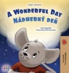 Kidkiddos Books, Sam Sagolski - A Wonderful Day (English Slovak Bilingual Children's Book)