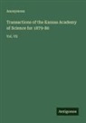 Anonymous - Transactions of the Kansas Academy of Science for 1879-80