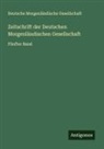 Deutsche Morgenländische Gesellschaft - Zeitschrift der Deutschen Morgenländischen Gesellschaft