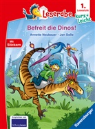 Annette Neubauer, Jan Saße - Leserabe 1. Lesestufe Kurz und leicht - Befreit die Dinos!