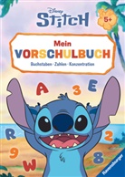Stefanie Hahn - Disney Stitch - Das große Vorschulbuch: Buchstaben, Zahlen, Konzentration