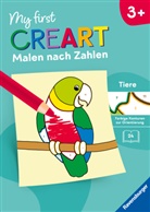 Katrin Merle - CreArt Malen nach Zahlen ab 3: Tiere
