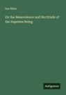Asa Shinn - On the Benevolence and Rectitude of the Supreme Being