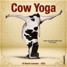 Willow Creek Press - Cow Yoga 2026 7 X 7 Mini Wall Calendar