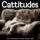 Willow Creek Press - Cattitudes 2026 12 X 12 Wall Calendar
