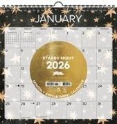 Willow Creek Press - Starry Night 2026 12 X 12 Spiral Wall Calendar