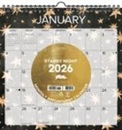 Willow Creek Press - Starry Night 2026 12 X 12 Spiral Wall Calendar