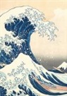 Notebook A4, Notizbuch A4, Katsushika Hokusai - Notizbuch A4 blanko - 100 Seiten Soft Cover - Hokusai: Die große Welle vor Kanagawa