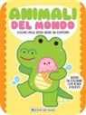Animali del mondo. Coloro facile senza uscire dai contorni
