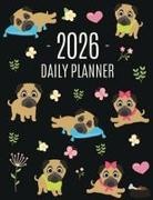 Happy Oak Tree Press - Pug Planner 2026