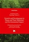 Growth and Development in Plants and Their Medicinal and Environmental Impact
