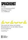 Christine Frank - Sprachkunst - Beiträge zur Literaturwissenschaft, Jahrgang LV/2024, 1. und 2. Halbband