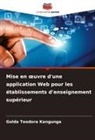 Golda Teodora Kangunga - Mise en oeuvre d'une application Web pour les établissements d'enseignement supérieur