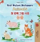 Kidkiddos Books - First Picture Dictionary - Animals (English Korean Bilingual Children's Book)