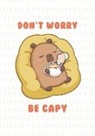 Purple Chill Capybara Notebook