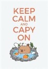 Teal Onsen Capybara Notebook