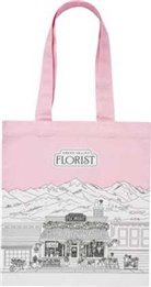 Lilly Lucas - Main Street Tote Bag »Green Valley Florist«