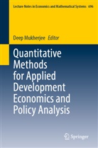 Deep Mukherjee - Quantitative Methods for Applied Development Economics and Policy Analysis