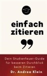 Andrea Klein - einfach zitieren