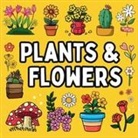 Noah Goleman - Bold and Easy Flowers & Plants Coloring Book
