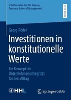 Georg Röder - Investitionen in konstitutionelle Werte