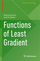 Wojciech Górny, José M Mazón, José M. Mazón - Functions of Least Gradient