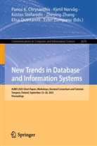Panos K. Chrysanthis, Kjetil Nørvåg, Elisa Quintarelli, Kostas Stefanidis, Kostas Stefanidis et al, Zheying Zhang... - New Trends in Database and Information Systems
