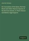 John Eric Erichsen - On Concussion of the Spine, Nervous Shock and Other Obscure Injuries of the Nervous System, in Their Clinical and Medico-legal Aspects