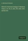 A. Martinez de Romero - Historia Universal Antigua Y Moderna Tomo I, IV, VII, X, XIX, XVI, XXII, XXV, XXVIII XVI