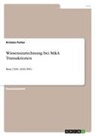 Kristen Feiter - Wissenszurechnung bei M&A Transaktionen