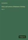 Anonymous - Diary and Letters of Madame D'Arblay