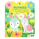 Petit Collage - Bunnies Coloring Book + Stickers