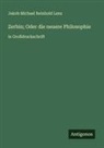 Jakob Michael Reinhold Lenz - Zerbin; Oder die neuere Philosophie