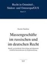 Kseniia Tatarkina - Massengeschäfte im russischen und im deutschen Recht