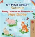 Kidkiddos Books - First Picture Dictionary - Animals (English Tagalog Bilingual Children's Book)