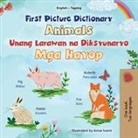 Kidkiddos Books - First Picture Dictionary - Animals (English Tagalog Bilingual Children's Book)