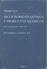 Richard. J. Lewis - Hawley : diccionario de química y productos químicos
