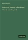 Salvatore Farina - Un segreto; Romanzo In Due Volumi