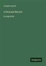 Joseph Conrad - A Personal Record